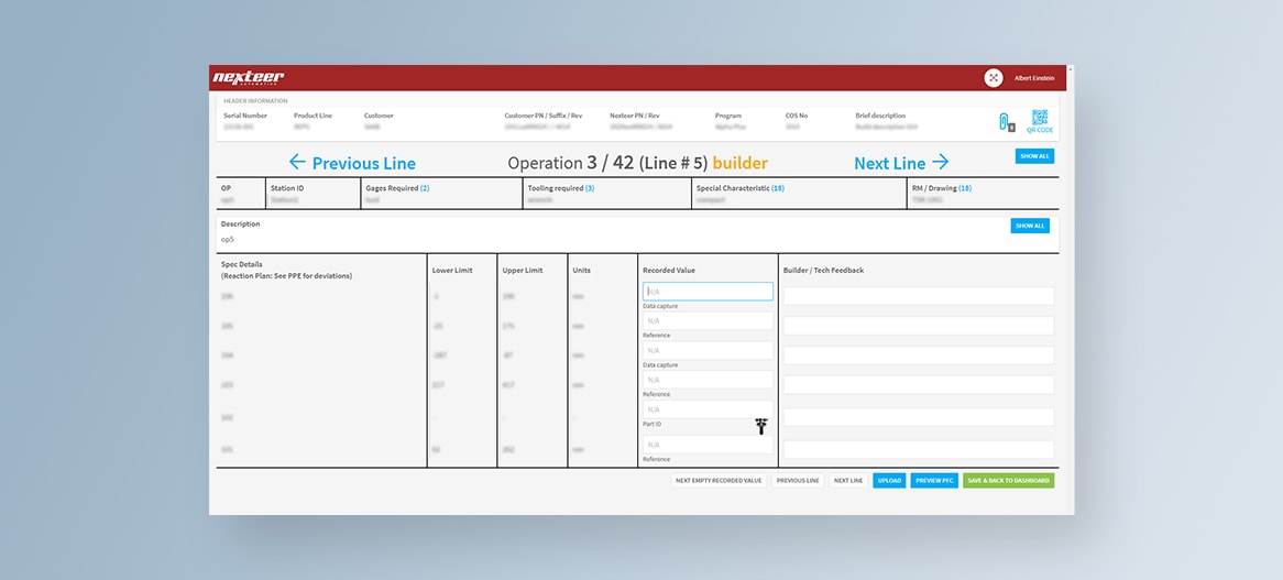 Process Flow Control Nexteer