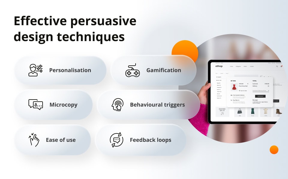 Persuasive design: shaping user decisions in the digital world Effective persuasive design techniques